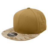 Decky 6 Panel High Profile Structured Camo Snapback | Decky 1047