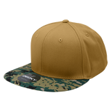Decky 6 Panel High Profile Structured Camo Snapback | Decky 1047