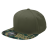 Decky 6 Panel High Profile Structured Camo Snapback | Decky 1047