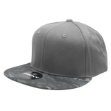 Decky 6 Panel High Profile Structured Camo Snapback | Decky 1047