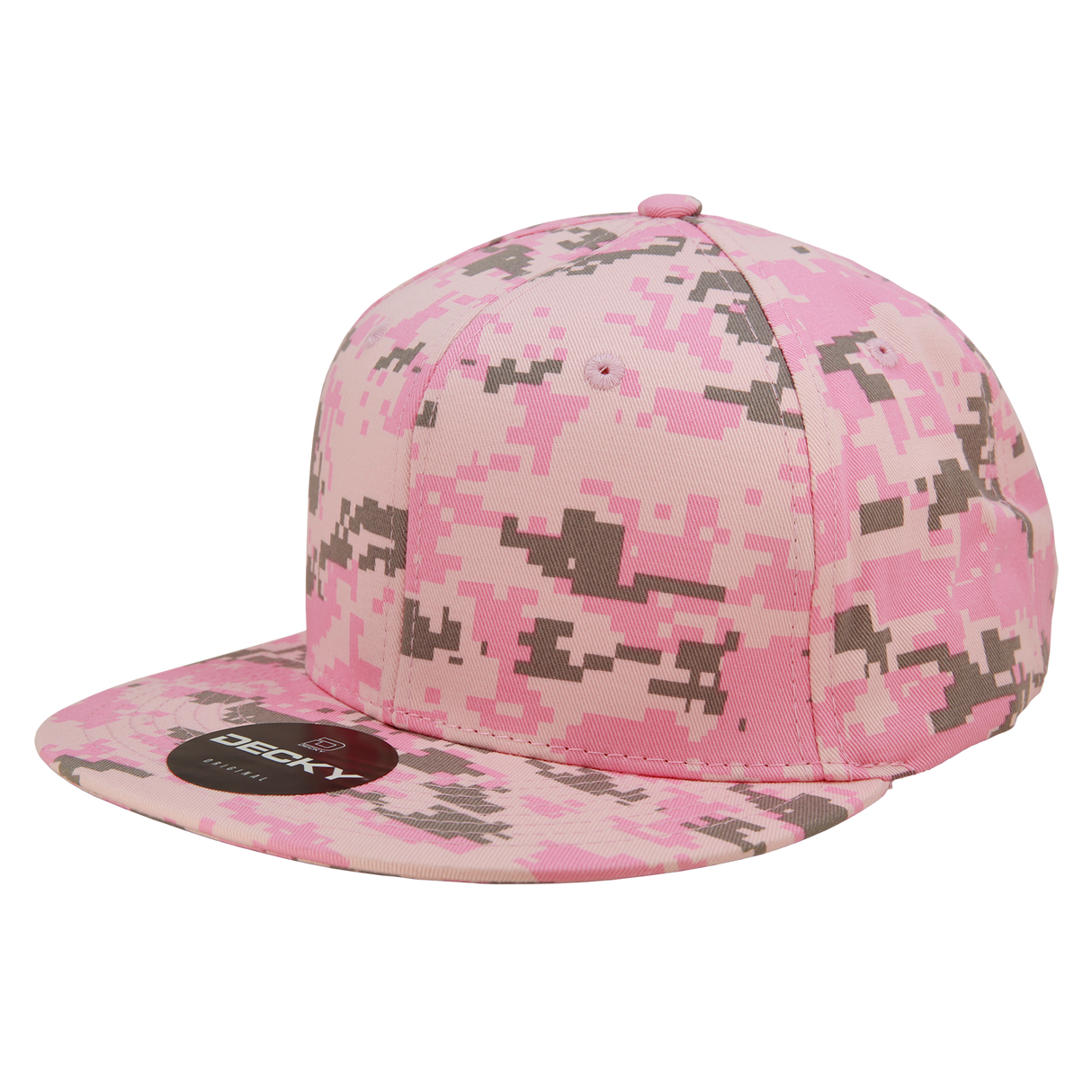Decky 6 Panel High Profile Structured Camo Snapback | Decky 1047
