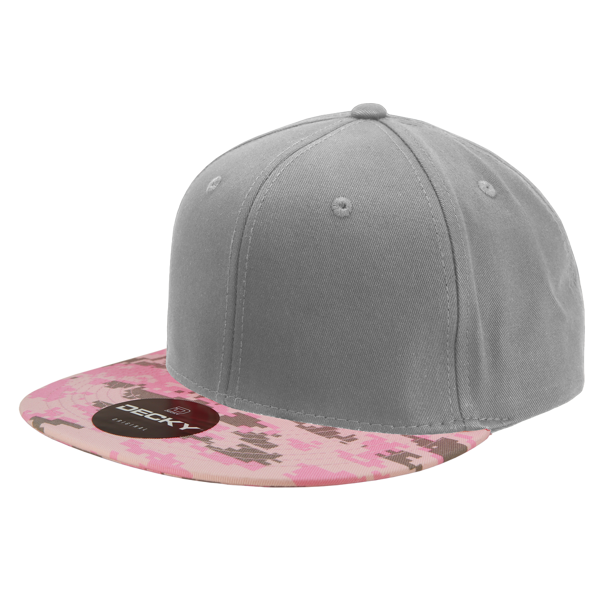 Decky 6 Panel High Profile Structured Camo Snapback | Decky 1047