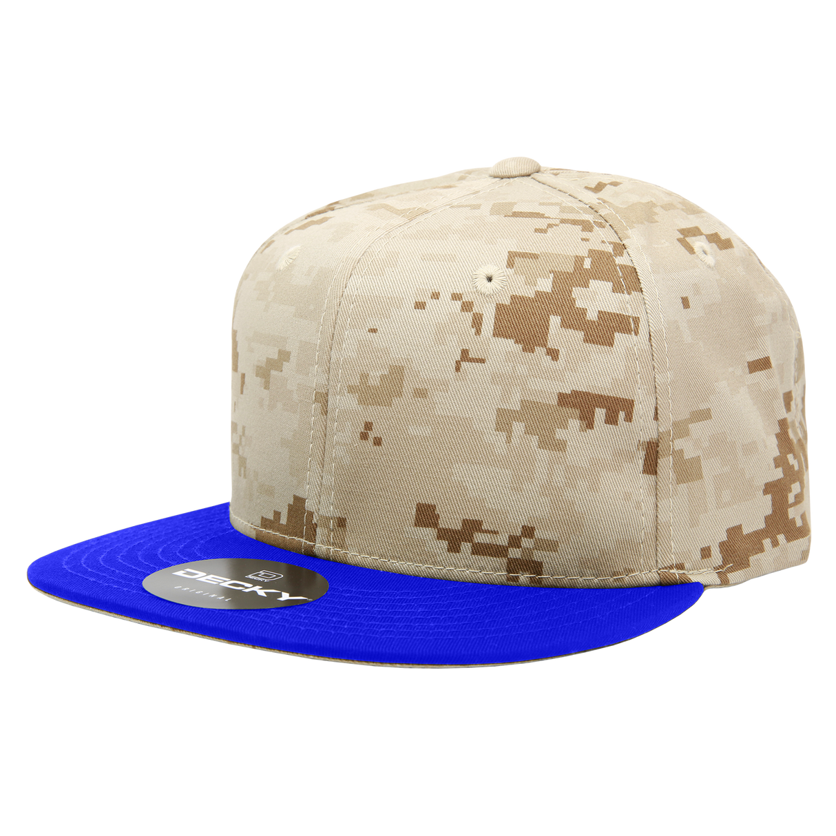 Decky 6 Panel High Profile Structured Camo Snapback | Decky 1047