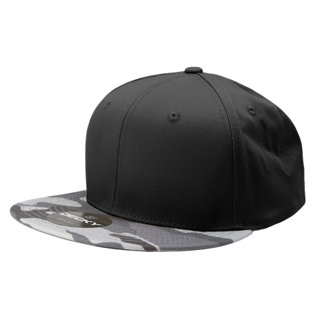 Decky 6 Panel High Profile Structured Camo Snapback | Decky 1047