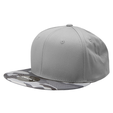 Decky 6 Panel High Profile Structured Camo Snapback | Decky 1047