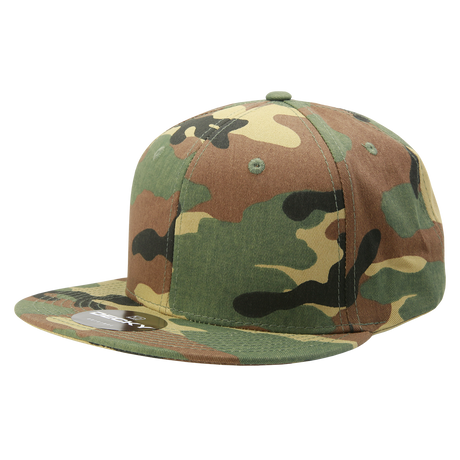 Decky 6 Panel High Profile Structured Camo Snapback | Decky 1047