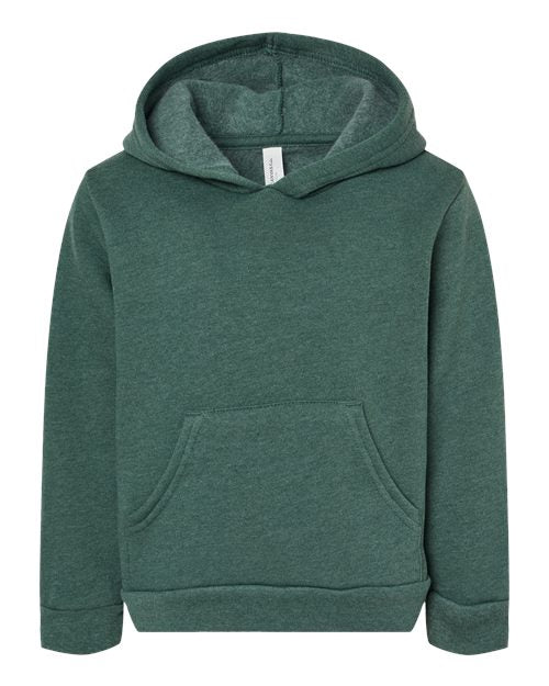 Bella + Canvas 3719T Toddler Sponge Fleece Pullover Hoodie Sweatshirt