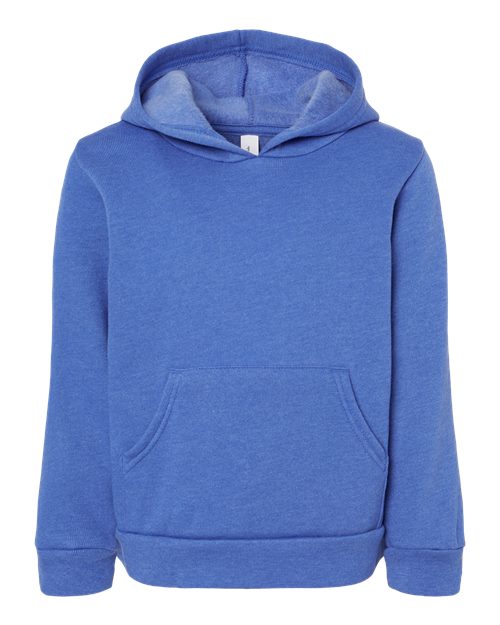 BELLA + CANVAS Toddler Sponge Fleece Pullover Hoodie - BELLA + CANVAS 3719T BELLA + CANVAS Heather True Royal 2T