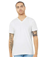 BELLA + CANVAS Unisex Heather CVC V-Neck Tee - BELLA + CANVAS 3005CVC
