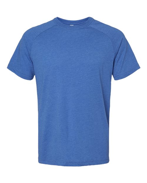 Bella + Canvas 3201 Men's Heather CVC Raglan Tee