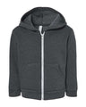 Bella + Canvas 3739T Toddler Sponge Fleece Full-Zip Hoodie Sweatshirt