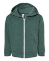 Bella + Canvas 3739T Toddler Sponge Fleece Full-Zip Hoodie Sweatshirt