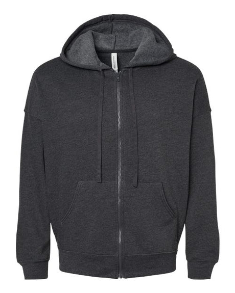 BELLA + CANVAS Unisex Sponge Fleece DTM Full-Zip Hoodie Sweatshirt - BELLA + CANVAS 3759