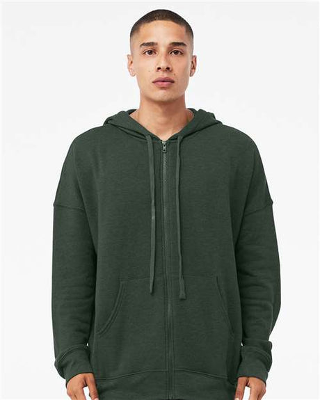 BELLA + CANVAS Unisex Sponge Fleece DTM Full-Zip Hoodie Sweatshirt - BELLA + CANVAS 3759