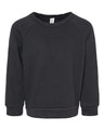 Bella + Canvas 3901T Toddler Sponge Fleece Raglan Crewneck Sweatshirt