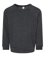 Bella + Canvas 3901T Toddler Sponge Fleece Raglan Crewneck Sweatshirt