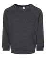 Bella + Canvas 3901T Toddler Sponge Fleece Raglan Crewneck Sweatshirt