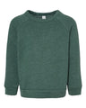 Bella + Canvas 3901T Toddler Sponge Fleece Raglan Crewneck Sweatshirt