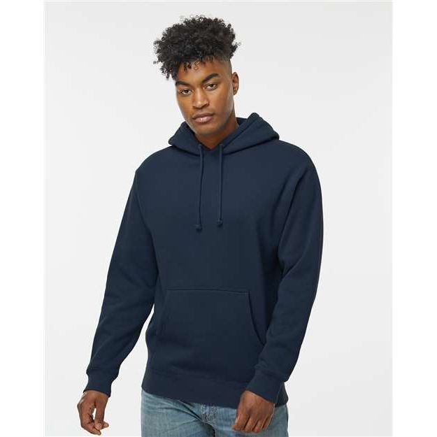 Independent Trading Co. Heavyweight Hooded Sweatshirt - Navy - Independent Trading Co. IND4000 Independent Trading Co. Navy XS