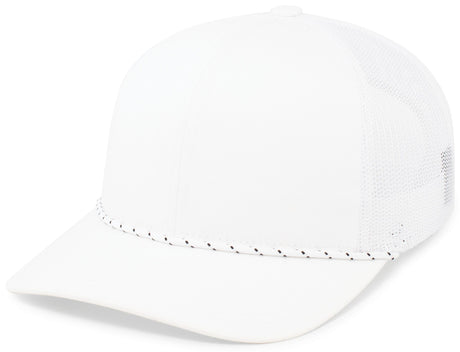 Pacific Headwear Trucker Snapback Braid Cap 104BR