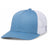 Pacific Headwear Trucker Snapback Cap | Pacific Headwear 104C Caps Pacific Headwear Columbia Blue/White/Columbia Blue OSFM