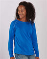 Boxercraft Women's Solid Preppy Patch Long Sleeve T-Shirt - Boxercraft BW3166