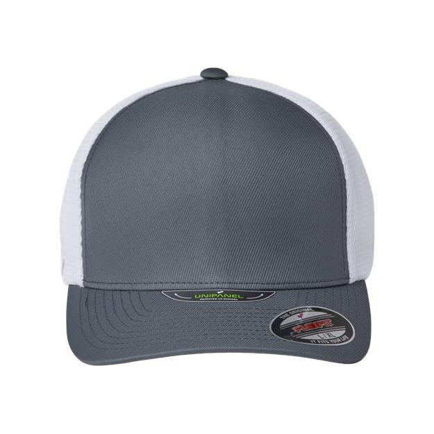 Flexfit Unipanel™ Trucker Cap - Flexfit 5511UP Flexfit Charcoal/ White S/M