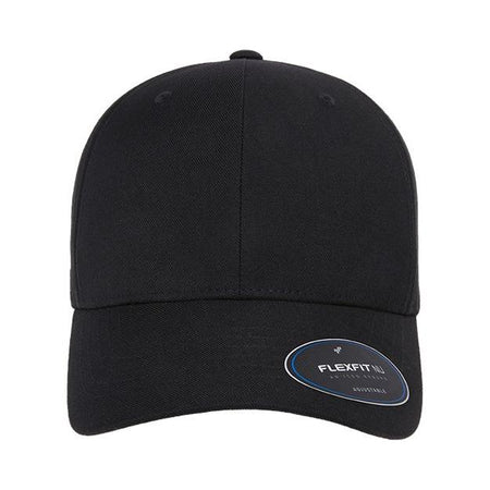 Flexfit NU® Adjustable Cap - Flexfit 6110NU Flexfit Black Adjustable