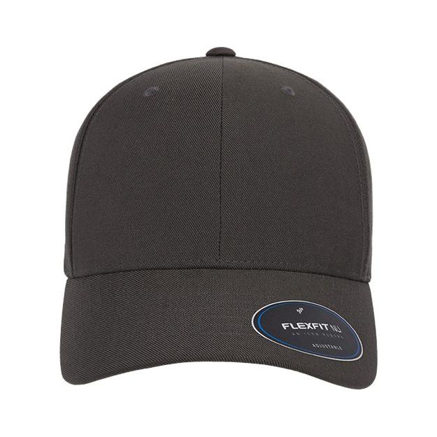 Flexfit NU® Adjustable Cap - Flexfit 6110NU Flexfit Dark Grey Adjustable