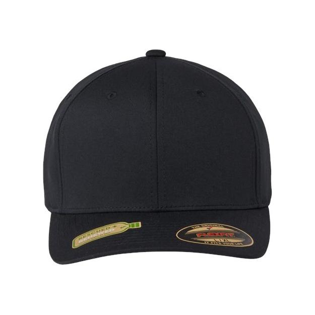 Flexfit Sustainable Polyester Cap - Flexfit 6277R Flexfit Black S/M