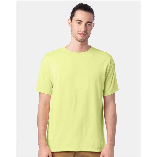 ComfortWash by Hanes Garment-Dyed T-Shirt - Chic Lime - ComfortWash by Hanes GDH100 ComfortWash by Hanes Chic Lime S