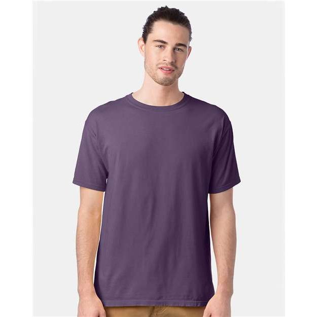 ComfortWash by Hanes Garment-Dyed T-Shirt - Grape Soda - ComfortWash by Hanes GDH100 ComfortWash by Hanes Grape Soda S