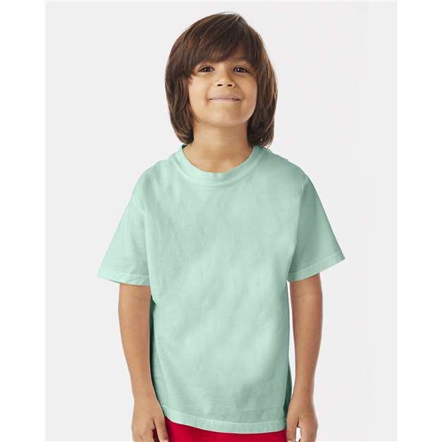 ComfortWash by Hanes Garment-Dyed Youth T-Shirt - ComfortWash by Hanes GDH175 ComfortWash by Hanes Honeydew XS