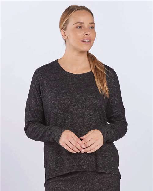 Boxercraft Women's Cuddle Fleece Boxy Crewneck Pullover - Boxercraft L06