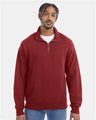 ComfortWash by Hanes Unisex Garment-Dyed Quarter-Zip Sweatshirt - ComfortWash by Hanes GDH425