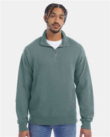 ComfortWash by Hanes Unisex Garment-Dyed Quarter-Zip Sweatshirt - ComfortWash by Hanes GDH425