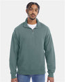 ComfortWash by Hanes Unisex Garment-Dyed Quarter-Zip Sweatshirt - ComfortWash by Hanes GDH425