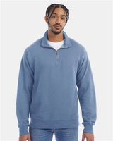 ComfortWash by Hanes Unisex Garment-Dyed Quarter-Zip Sweatshirt - ComfortWash by Hanes GDH425