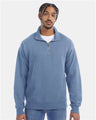 ComfortWash by Hanes Unisex Garment-Dyed Quarter-Zip Sweatshirt - ComfortWash by Hanes GDH425