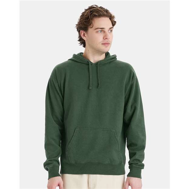 ComfortWash by Hanes Garment-Dyed Unisex Hooded Sweatshirt - ComfortWash by Hanes GDH450 ComfortWash by Hanes Field Green S