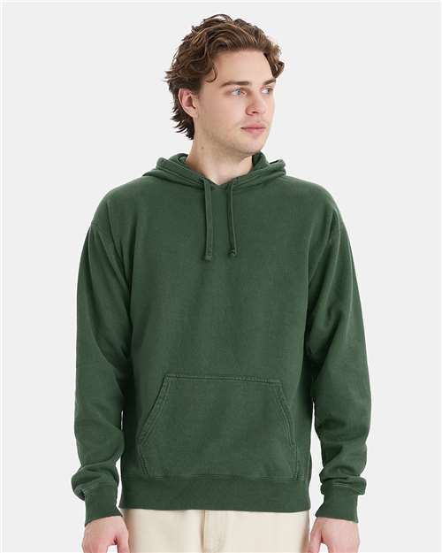 ComfortWash by Hanes Garment-Dyed Hooded Sweatshirt - Field Green - ComfortWash by Hanes GDH450 ComfortWash by Hanes Field Green S