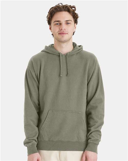 ComfortWash by Hanes Garment-Dyed Hooded Sweatshirt - Faded Fatigue - ComfortWash by Hanes GDH450 ComfortWash by Hanes Faded Fatigue S