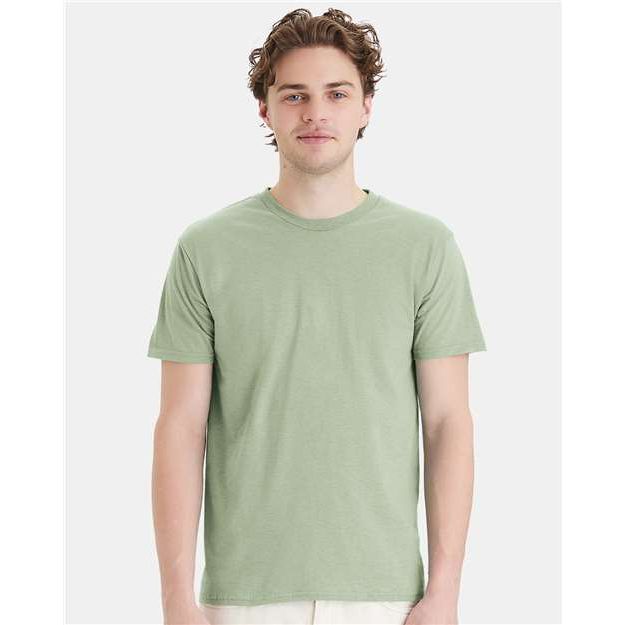 Hanes Perfect-T T-Shirt - Equilibrium Green - Hanes 4980 Hanes Equilibrium Green S