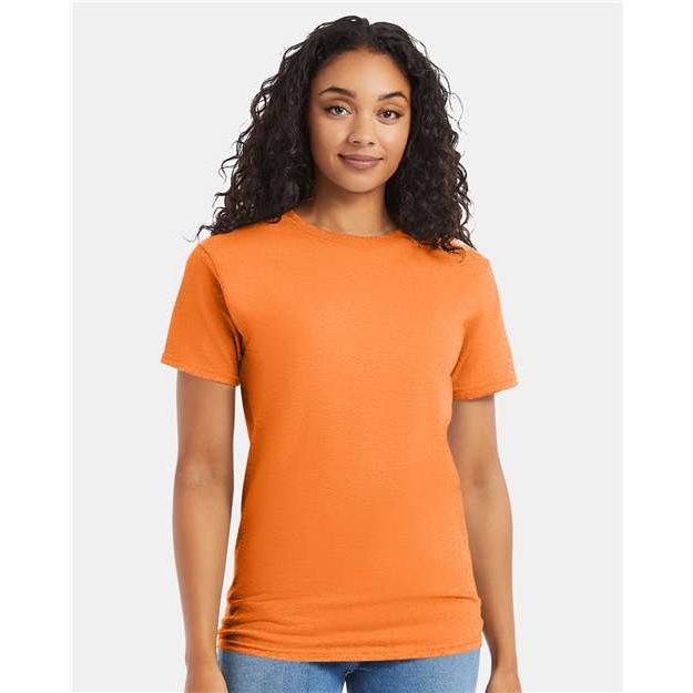 Hanes Essential-T T-Shirt - Tennessee Orange - Hanes 5280 Hanes Tennessee Orange S