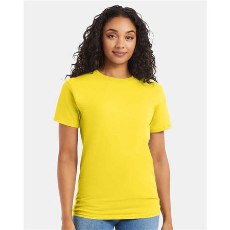 Hanes Essential-T T-Shirt - Athletic Yellow - Hanes 5280 Hanes