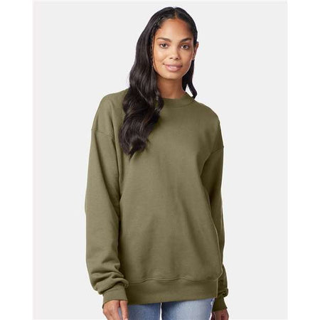 Hanes Ultimate Cotton® Crewneck Sweatshirt - Oregano - Hanes F260 Hanes