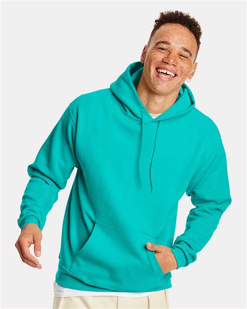 Hanes Ecosmart® Hooded Sweatshirt - Athletic Teal - Hanes P170