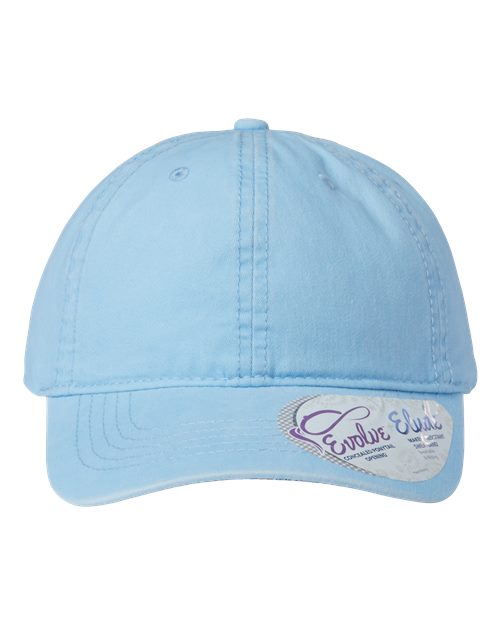 Infinity Her Women's Pigment-Dyed with Fashion Undervisor Cap - Infinity Her CASSIE Infinity Her Cashmere Blue/ Floral Adjustable