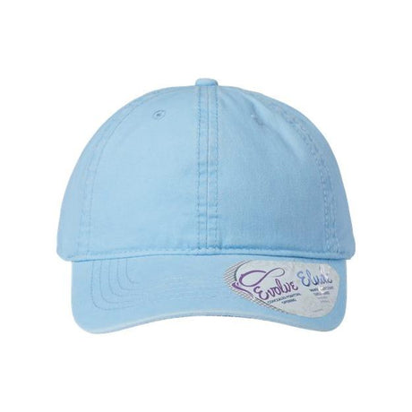 Infinity Her Women's Pigment-Dyed with Fashion Undervisor Cap - Infinity Her CASSIE Infinity Her Cashmere Blue/ Floral Adjustable