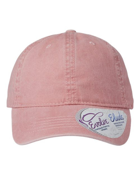 Infinity Her Women's Pigment-Dyed with Fashion Undervisor Cap - Infinity Her CASSIE Infinity Her Dusty Pink/ Floral Adjustable